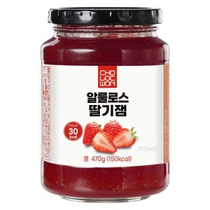 초록원 알룰로스 딸기잼, 470g, 1개