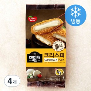 동원 퀴진 크리스피 돈까스 모짜렐라 치즈 (냉동), 450g, 4개