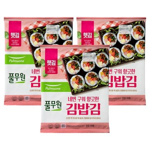 풀무원 김밥김 10p, 20g, 3개