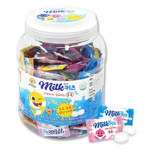 핑크퐁 아기상어 밀크키즈 캔디, 400g, 우유, 1개