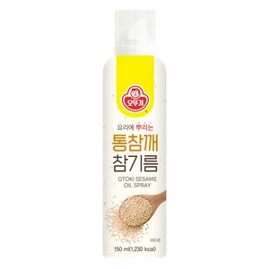 오뚜기 통참깨 참기름 스프레이, 1개, 150ml