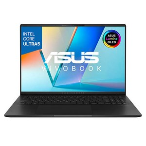 에이수스 VivoBook 뉴트럴 블랙 약 16인치에 해당함, 코어Ultra5, 1TB, 16GB, Free DOS, 2025.01