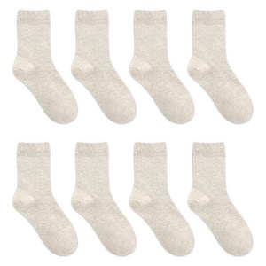 GGRN 여성용 스탠다드 밴딩 굿피트 앵클 삭스 8켤레 세트