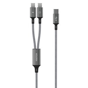 요이치 마운틴 로그C C타입-8핀 2in1 초고속 충전 케이블