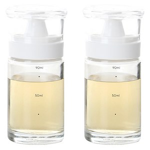 키텐실 시노글라스 비스포크 실리콘 오일병 S-Cap 크림화이트, 2개, 100ml