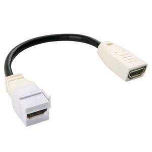 컴스 HDMI F to F v1.4 키스톤잭 4K2K HDMI 연장 케이블 NT633