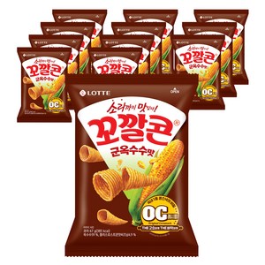꼬깔콘 군옥수수맛, 67g, 12개