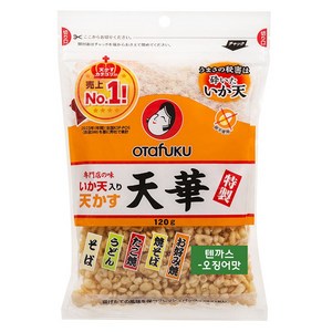 오타후쿠 텐까스 오징어맛, 120g, 1개