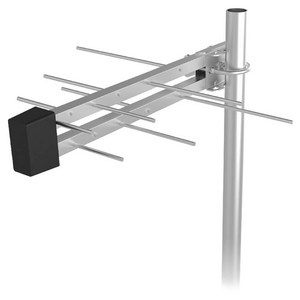 컴스 디지털 TV 실외용 안테나 수신기 + 케이블 10m 세트