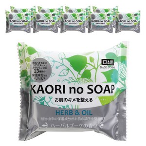 카오리 비누 허브 & 오일, 100g, 10개