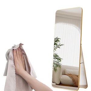 엠디유마켓 프리미엄 2 in 1 전신거울 대형 + 글라스 타월 세트