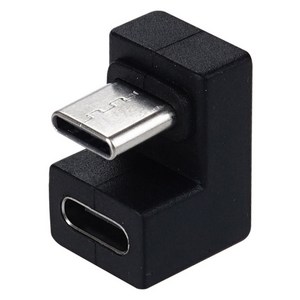 컴스 USB 3.1 C타입-C타입 전면꺾임 젠더