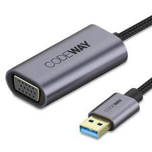 코드웨이 USB 3.0 to VGA RGB 변환 컨버터 15cm
