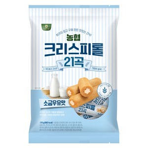 농협식품 크리스피롤 21곡 소금우유맛, 170g, 1개