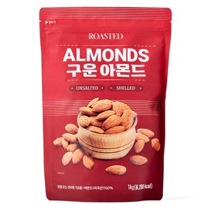 구운아몬드, 1kg, 1개
