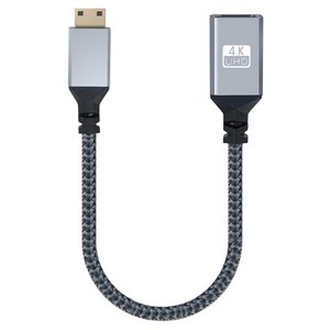 컴스 미니 HDMI 변환 케이블 젠더 Mini 4K 60Hz UHD 20cm