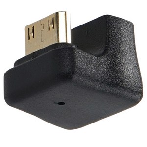 컴스 Mini HDMI 연장 꺾임 젠더 180도 MF 8K 60Hz 2.1 UHD