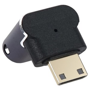 컴스 Mini HDMI 변환 젠더 2.1 8K 60Hz UHD 연장 MF 미니 꺾임