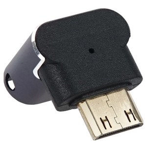 컴스 Mini HDMI 변환 젠더 2.1 8K 60Hz UHD 연장 MF 미니 꺾임