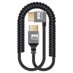 컴스 HDMI 스프링 케이블 최대 4K 60Hz 꺾임 IH836