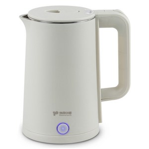 키친아트 허브 SUS304 스텐 이중단열 대용량 원터치 무선 전기주전자