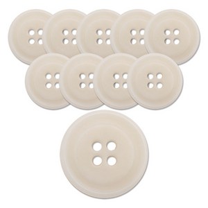 동대문단추왕 너트 단추 18mm RN-05, 내추럴, 10개