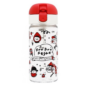 릿첼 AQ 슬림 드링킹컵, 240ml, 레드, 1개