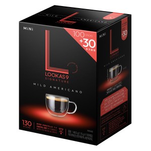 루카스나인 시그니처 마일드 아메리카노 원두커피스틱 미니, 1.15g, 130개입, 1개
