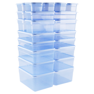 말랑핏 휘어지는 냉동실 정리용기 250ml 8p + 600ml 4p + 900ml 4p + 1300ml 4p + 2000ml 4p + 2700ml 2p 세트