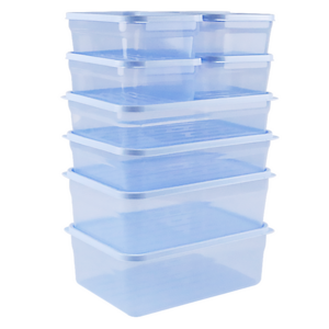 말랑핏 휘어지는 냉동실 정리용기 250ml x 4p + 600ml x 2p +1300ml x 2p +2000ml x 2p 세트