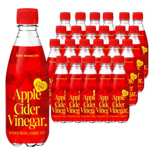 슈가로로 애사비 스파클링 사과, 350ml, 24개