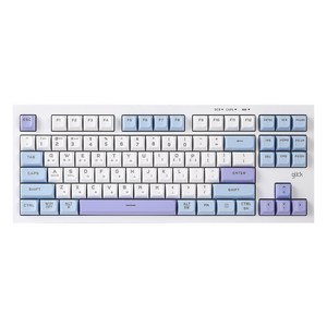 지클릭커 오피스프로 사일런스 M RGB 무선 무소음 방수 블루투스 87키 키보드