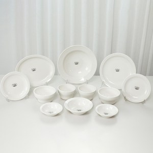 시라쿠스 뉴욕 2인 홈 식기세트 12p, 화이트, 1세트, 시라쿠스 뉴욕 12p