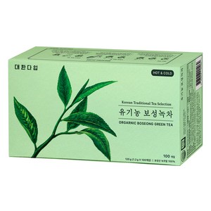 대한다업 유기농 보성녹차, 1.2g, 100개입, 1개