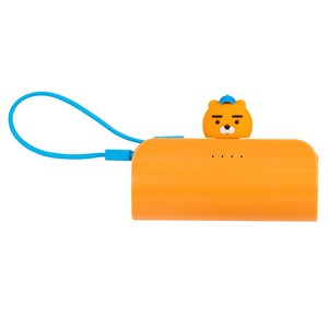 카카오프렌즈 볼캡 도킹형 20W 고속충전 보조배터리 5000mAh C타입