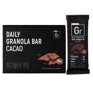 그라놀로지 하루그래놀라 바 카카오 10p, 300g, 1개
