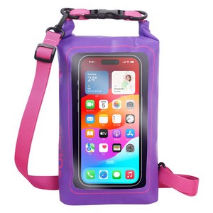 젤센 다용도 드라이 방수 스마트폰 분리 포켓 크로스백 2L