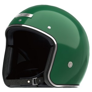 크랭크 레트로 오픈페이스 헬멧, 그린, M(54~57cm), 1개