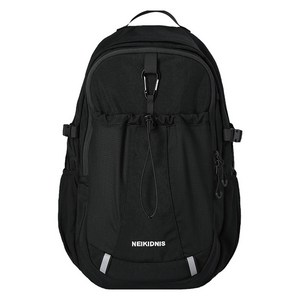 네이키드니스 남녀공용 카라비너 메쉬 백팩