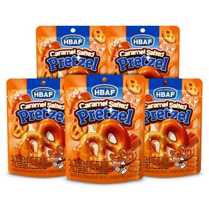 바프 카라멜 솔티드 프레첼, 30g, 5개