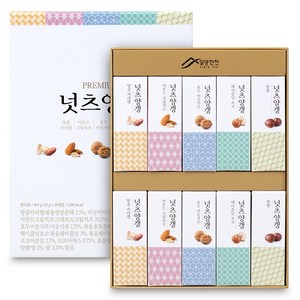 밀양한천 프리미엄 넛츠양갱 세트, 450g, 1세트