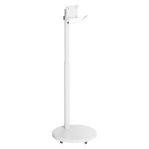 와이드뷰 화이트 유압식 높이조절 삼탠바이미 V3 이동식 TV 스탠드