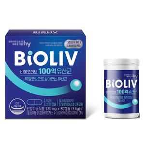 바이오리브 100억 유산균, 30정, 1개