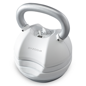 바이줌 5단 무게조절 케틀벨, 화이트, 22.6kg, 1개