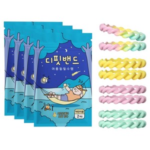 디핏밴드 국내제조 어린이용 썸머밴드 S 사이즈 2P, 혼합색상, 4개