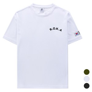 엠씨티 남녀공용 냉감 통기성 쿨 드라이 기능성 코리아아미 로카 반팔 티셔츠