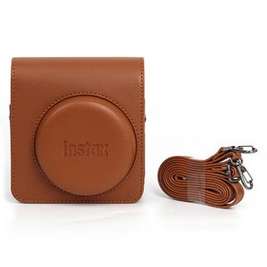 인스탁스 미니99 카메라 전용 가죽 케이스 브라운