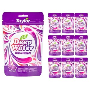 테일러 딥워터 푸룬 구미젤리, 48g, 10개