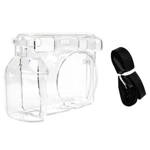 인스탁스 와이드300 전용 케이스 투명 + 스트랩 랜덤발송 세트