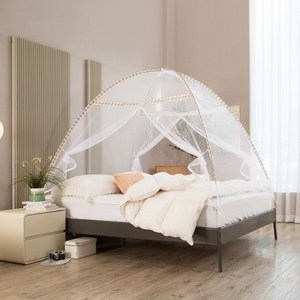 자자데코 원터치 양문 야광 텐트형 모기장